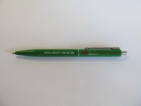 Ручка "Senator Point" зеленого цвета с нанесение в 2 цвета.