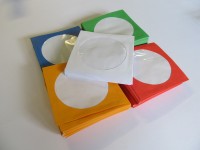 Варианты цветовой гаммы конвертов для CD