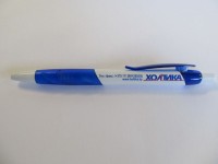Ручка пластиковая, нанесение 2 цвета, тампопечать